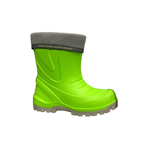 Сапоги демисезонные для мальчика, цвет серый/салатовый 3830