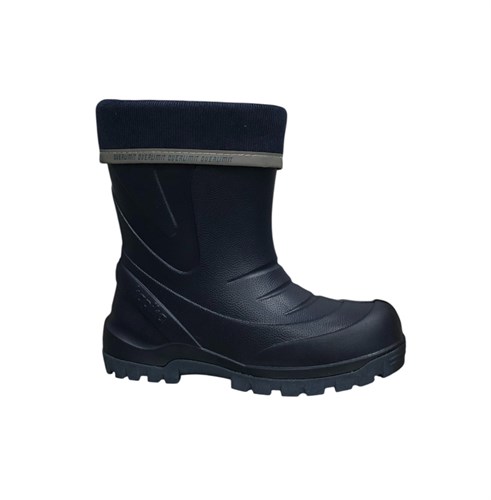 Сапоги демисезонные для мальчика, цвет черный/серый 3831