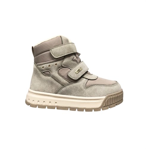 Дутики для девочки, цвет серый, липучки 3836