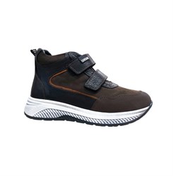 Ботинки демисезонные для мальчиков, цвет коричневый, липучки 3866