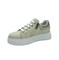 Кроссовки для девочки/мальчика, цвет светло-зеленый, шнурки/молния 2846