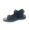Сандалии для мальчика, цвет темно-синий, открытые нос и пятка, на липучках 2896