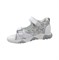 Сандалии для девочки, цвет  белый (серебристый), на липучках 3066
