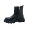 Ботинки демисезонные для девочки, цвет черный (кожа), молния/резинка 3087