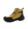 Ботинки демисезонные, цвет горчичный/черный, шнурки/липучка 3091