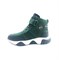 Ботинки демисезонные для мальчика, цвет темно-зеленый/черный, шнурки/липучка 3140