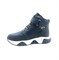 Ботинки демисезонные для мальчика, цвет темно-синий/черный, шнурки/липучка 3141