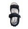 Сандалии для мальчика, цвет черный/синий, открытые нос и пятка, на липучках 3315