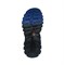 Сандалии для мальчика, цвет черный/синий, открытые нос и пятка, на липучках 3317