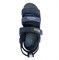 Сандалии для мальчика, цвет черный/синий, открытые нос и пятка, на липучках 3317