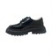 Полуботинки для мальчика,классика, цвет черный (наплак), шнурки 3405