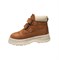 Ботинки демисезонные для мальчика/девочки, цвет горчичный, липучки 3529