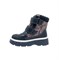 Ботинки малодетские зимние для девочки, цвет синий (принт), на липучках 3684