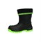 Сапоги демисезонные для мальчика, цвет черный/салатовый 3829